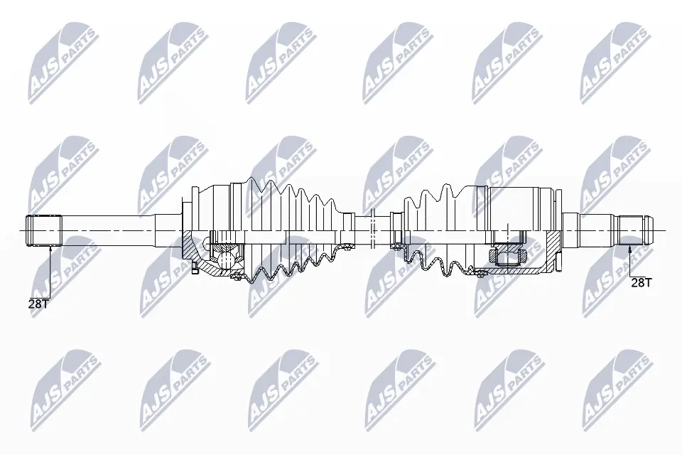 Półoś napędowa przednia lewa Mitsubishi Montero SPORT SUV (K8, K9) (2000 - 2004) cena, od 116,59 USD