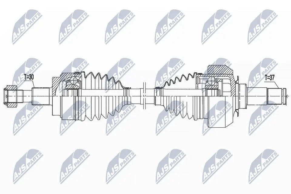 Półoś tylna do Mercedes ML/GLE  W164