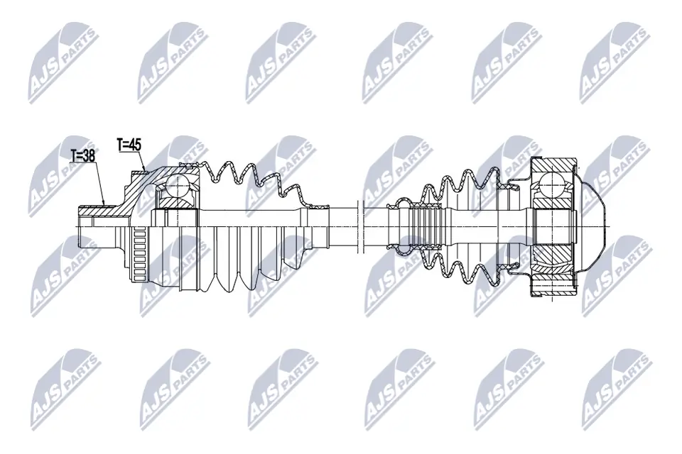 Półoś napędowa przednia lewa Audi A4 B7 kombi (8ED) (2004 - 2008) cena, od 108,50 USD