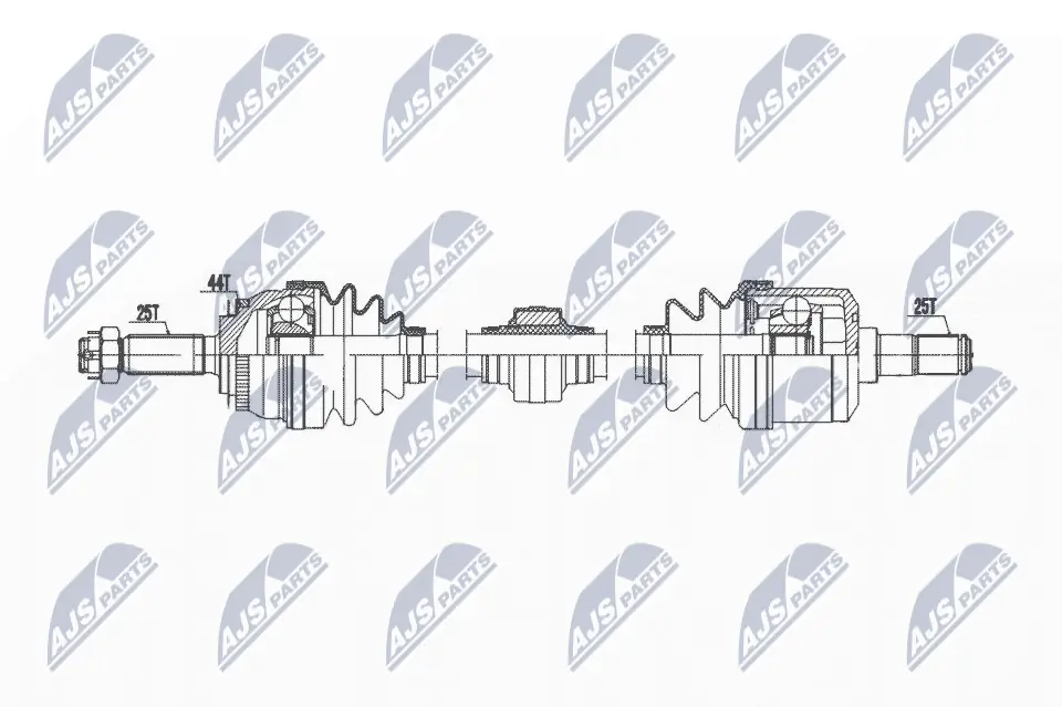 Półoś napędowa przednia lewa Hyundai Matrix FC