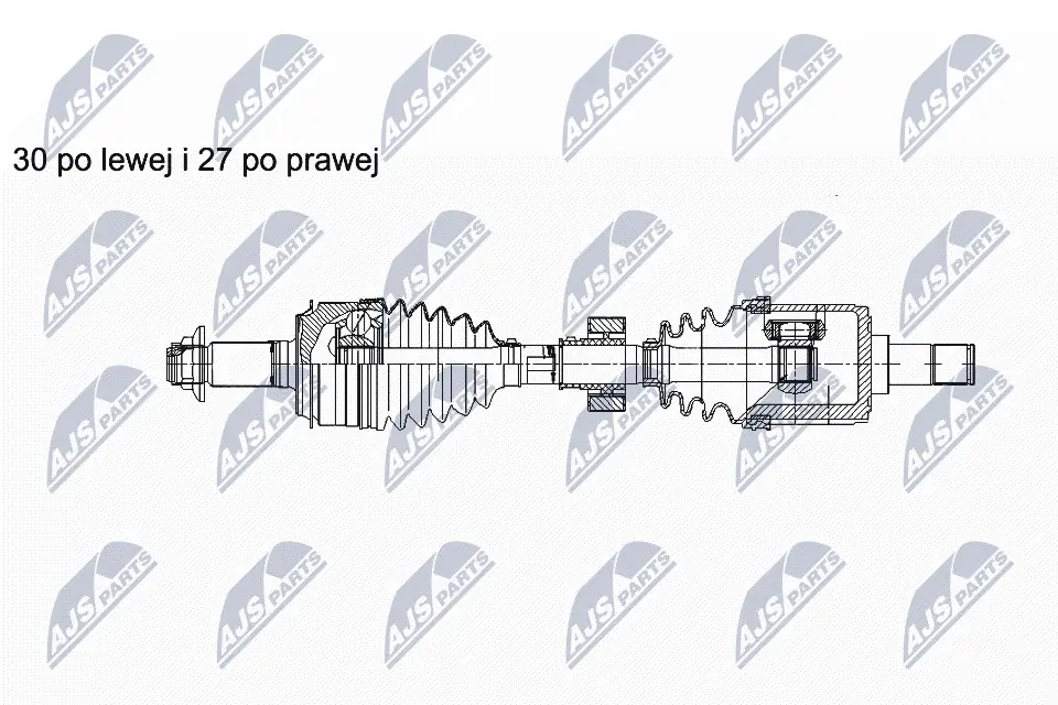 Półoś napędowa przednia lewa Honda Accord VIII sedana (CU) (2008 - 2015) cena, od 110,95 USD