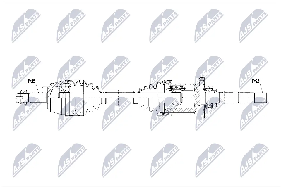 Półoś napędowa przednia prawa do Alfa Romeo 156  932