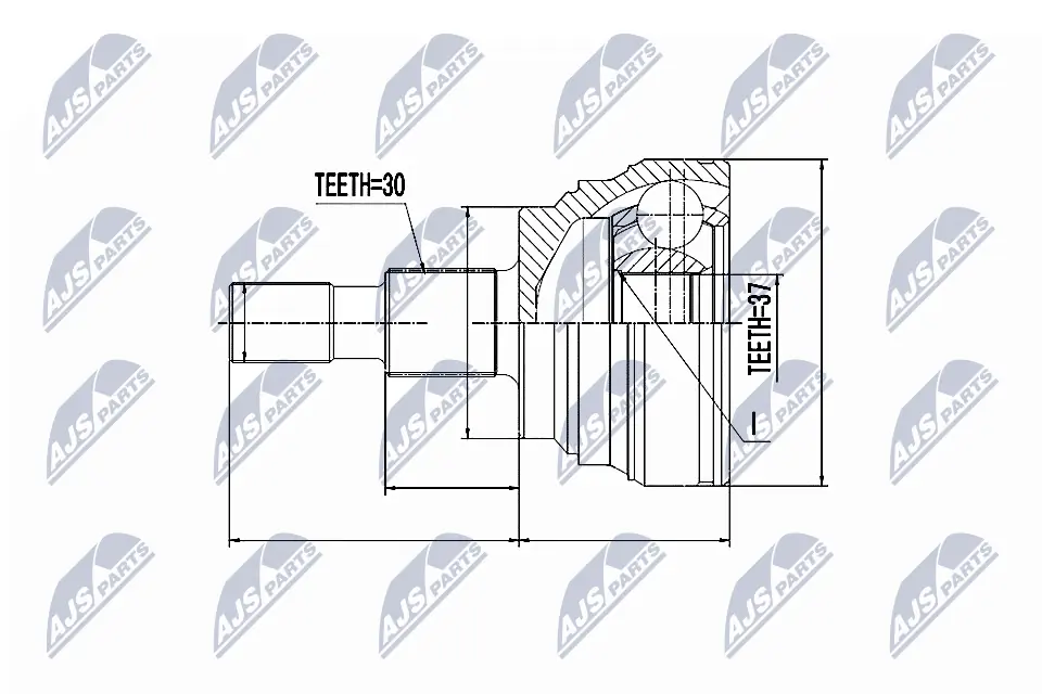  Przegub homokinetyczny przedni zewnętrzny Mercedes R 