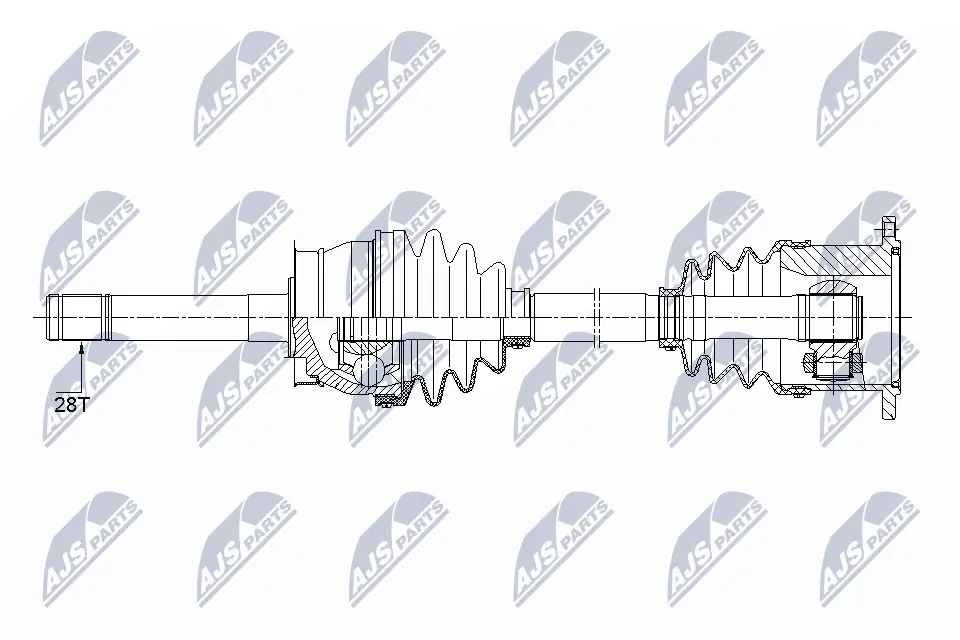 Półoś napędowa przednia do Nissan Pathfinder  R50