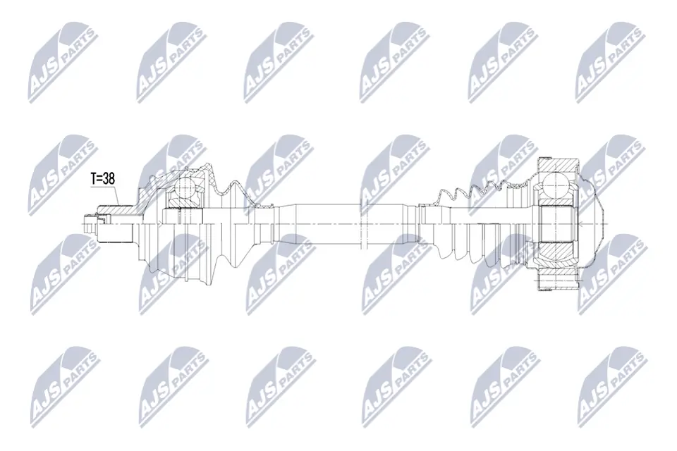 Półoś tylna Audi A8 D3 sedana (4E2, 4E8) (2002 - 2010) cena, od 103,33 USD
