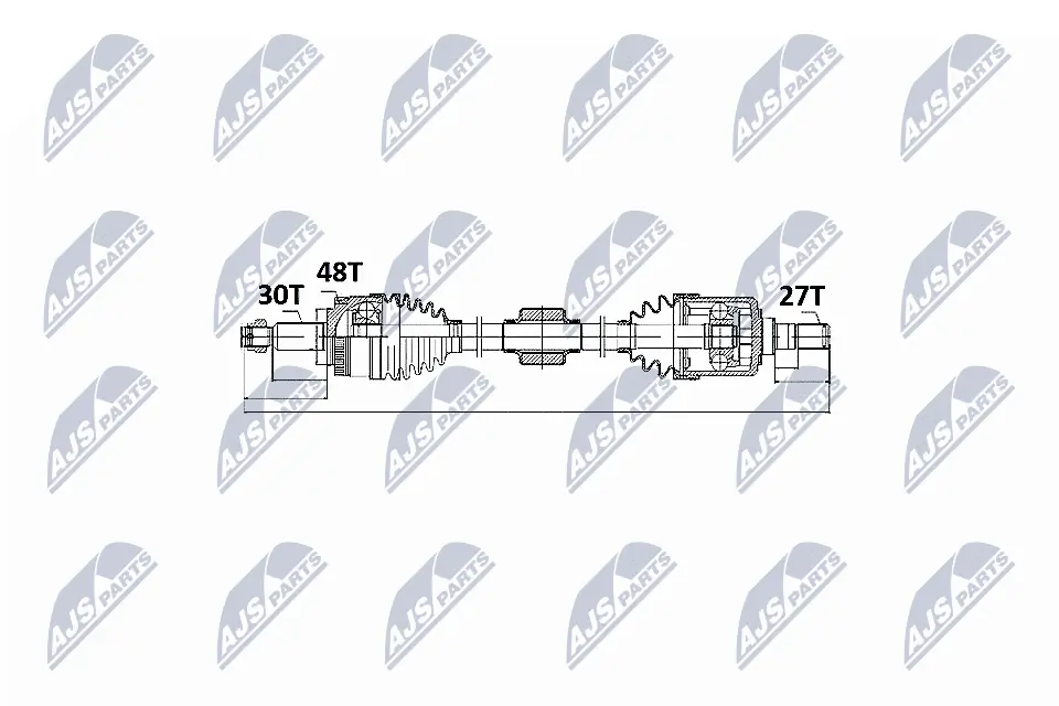 Półoś napędowa przednia prawa do Hyundai Ix35  LM