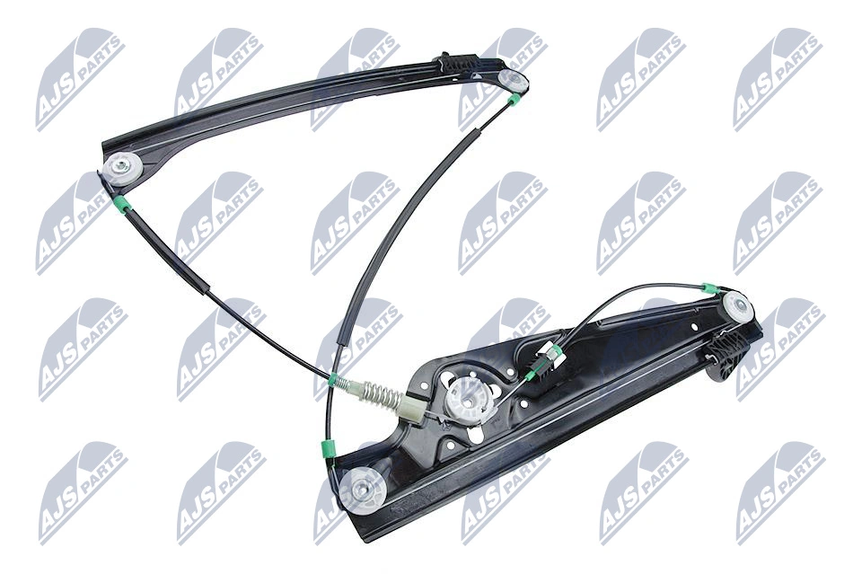 Do koszyka Mechanizm podnoszenia szyby drzwi przednich lewych BMW 7  E65, E66, E67