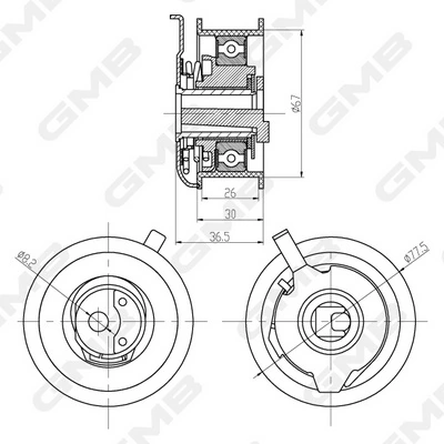 Do koszyka Rolka napinacza paska rozrządu Volkswagen Vento  1H2