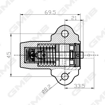 Napinacz paska rozrządu KIA Carnival III minivan (VQ) (2005 - 2015) cena, od 57,74 USD