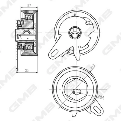 Rolka napinacza paska rozrządu do Audi 100 C4 4A2