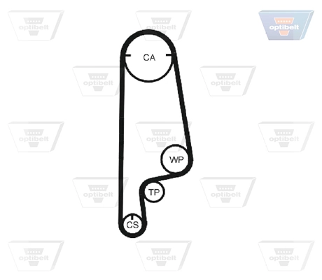 Pasek rozrządu Rover 400 RT