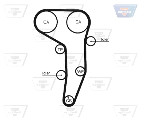  Pasek rozrządu Mitsubishi Outlander 