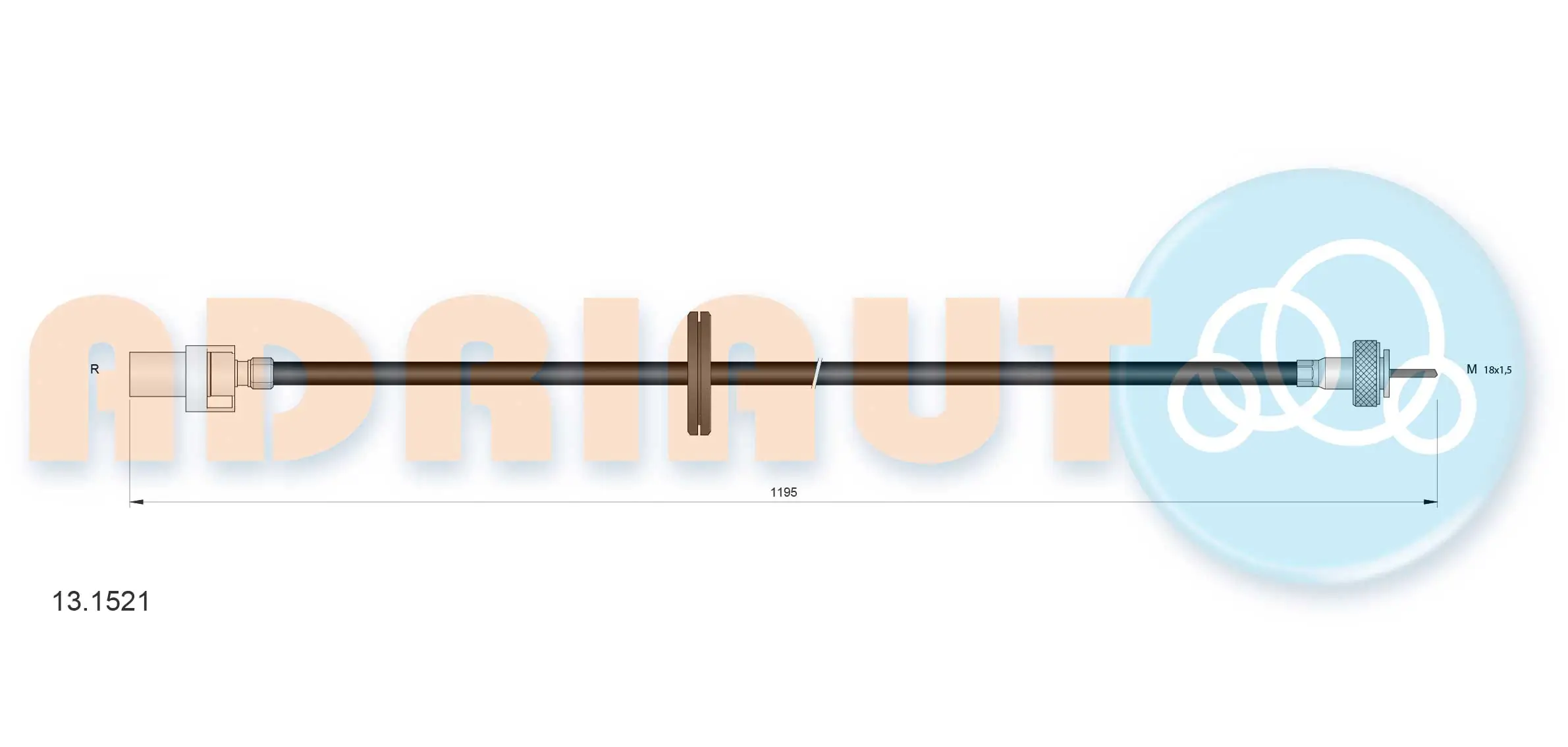 Linka prędkościomierza Ford Escort 5 GAL