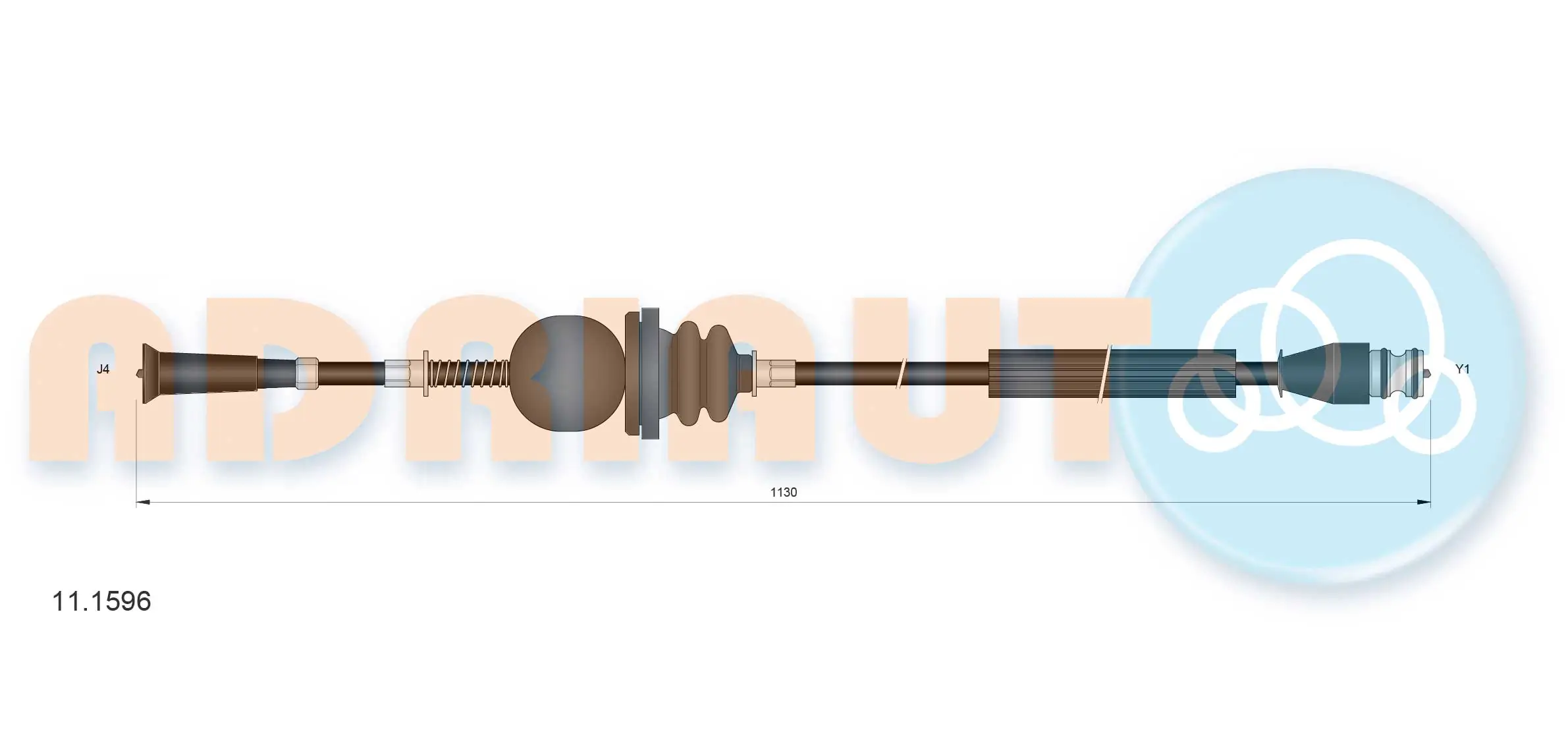 Linka prędkościomierza Peugeot Expert 224