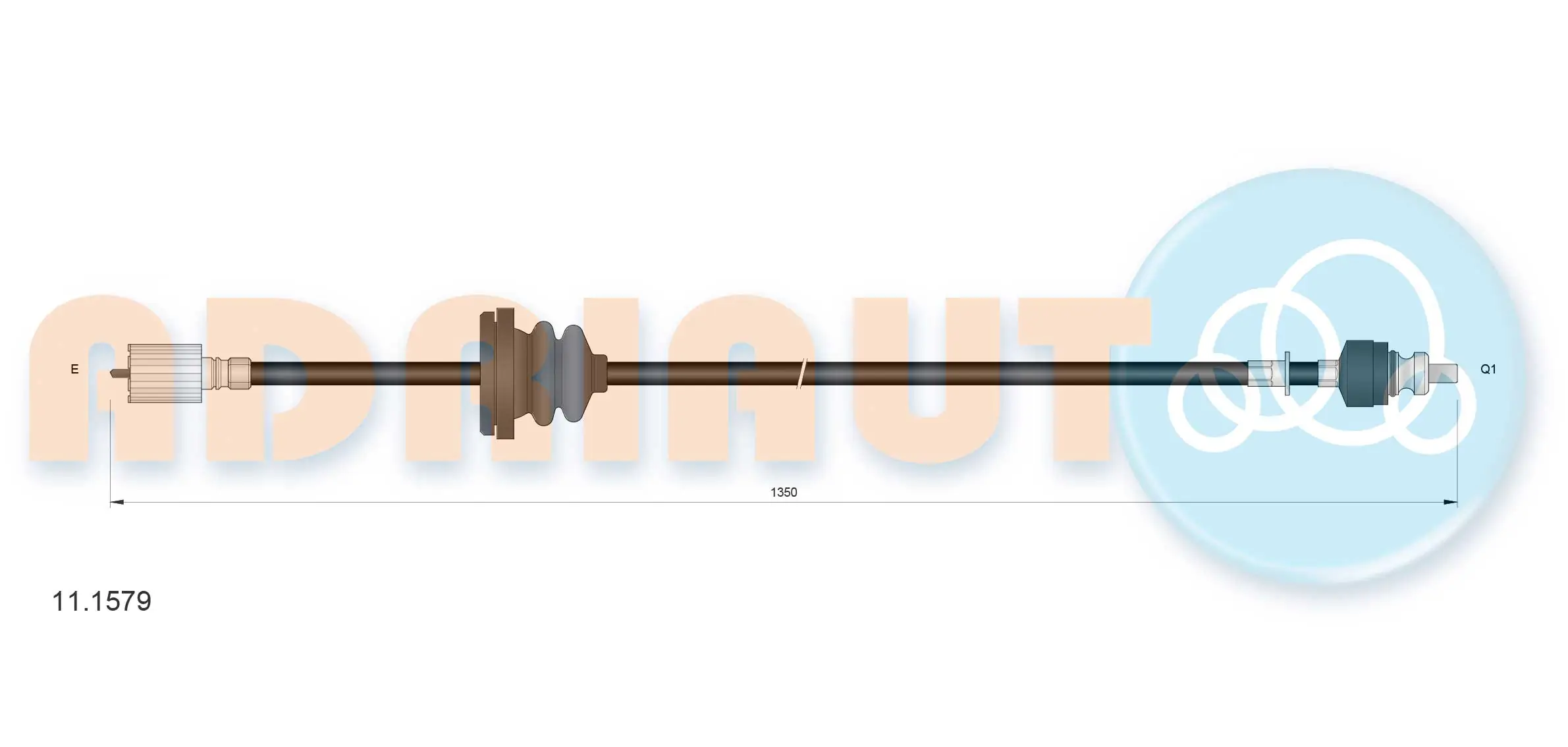 Linka prędkościomierza Fiat Ducato 1 290