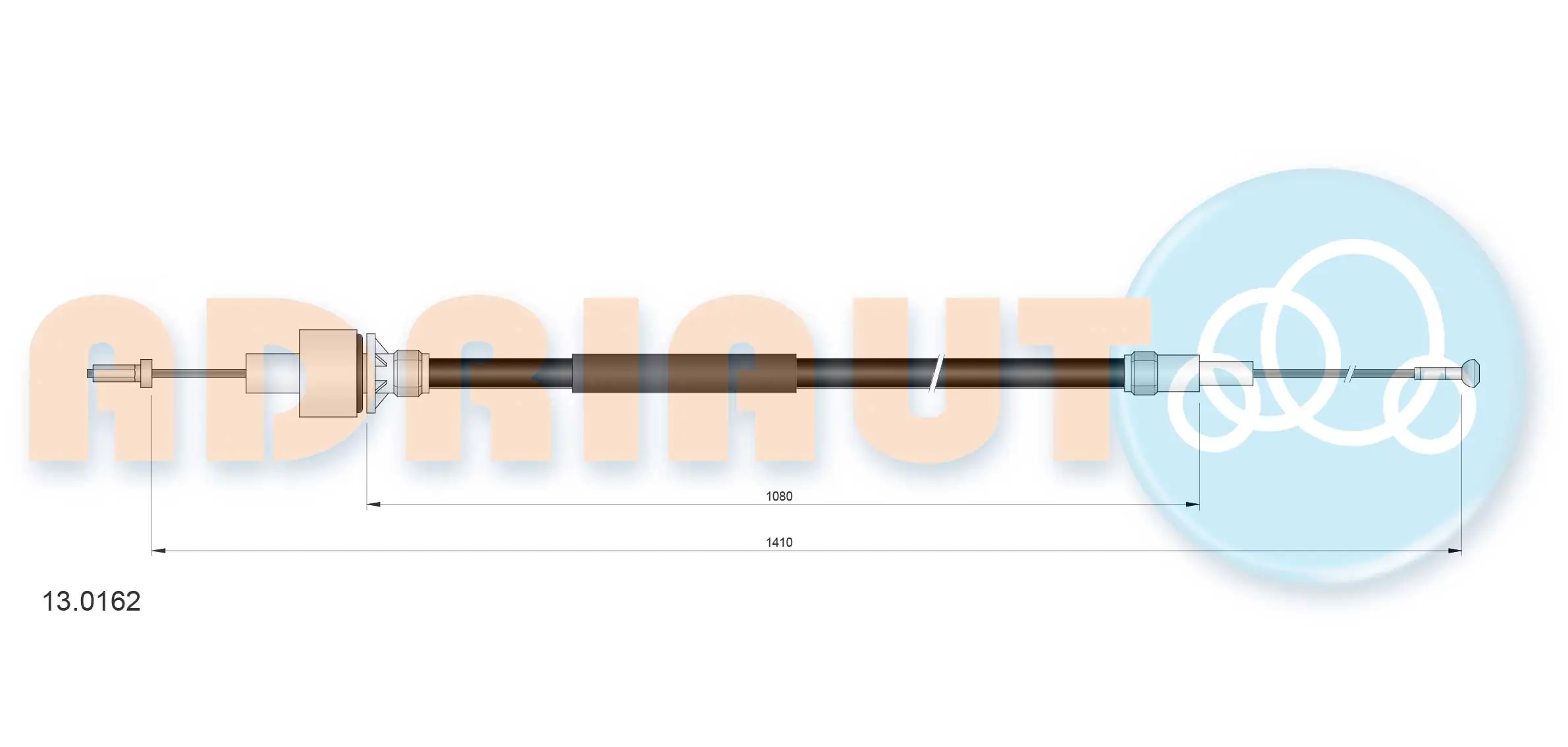 Do koszyka Linka sprzęgła Ford Sierra II GBG, GB4