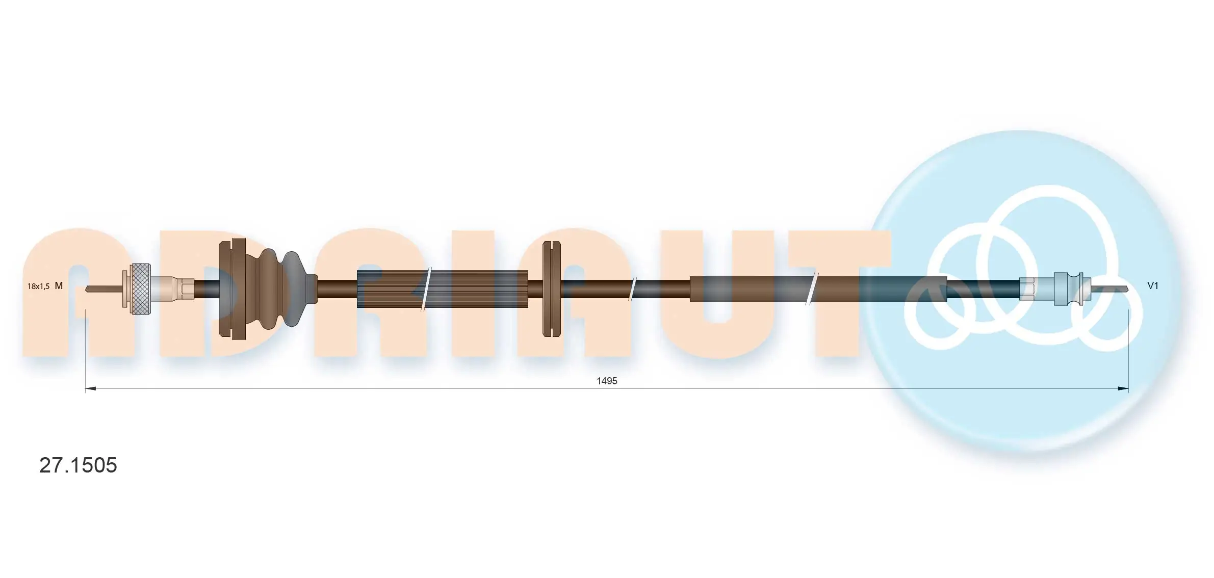 Linka prędkościomierza Mercedes E kombi (T124) (1985 - 1993) cena, od 14,09 USD