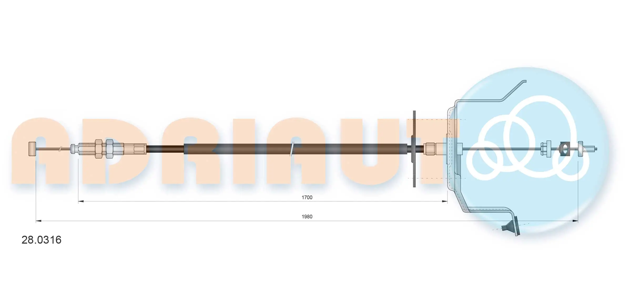 Linka gazu Nissan Primera P11