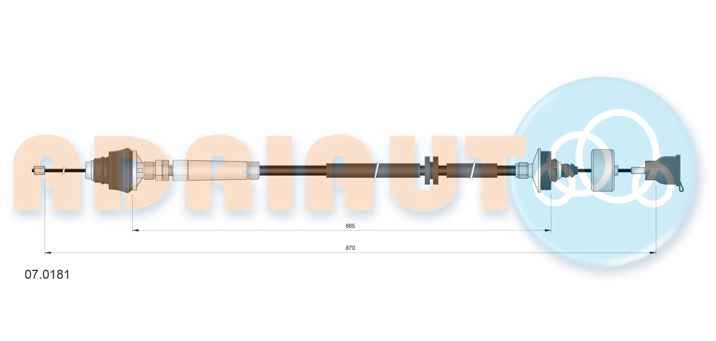 Linka sprzęgła do Peugeot Partner I 5F