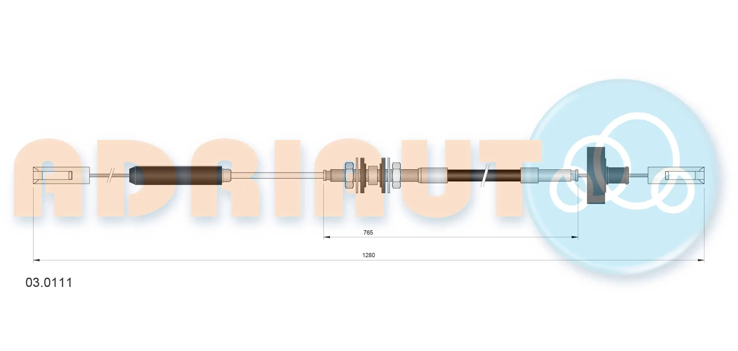 Linka sprzęgła Audi 100 44, 44Q