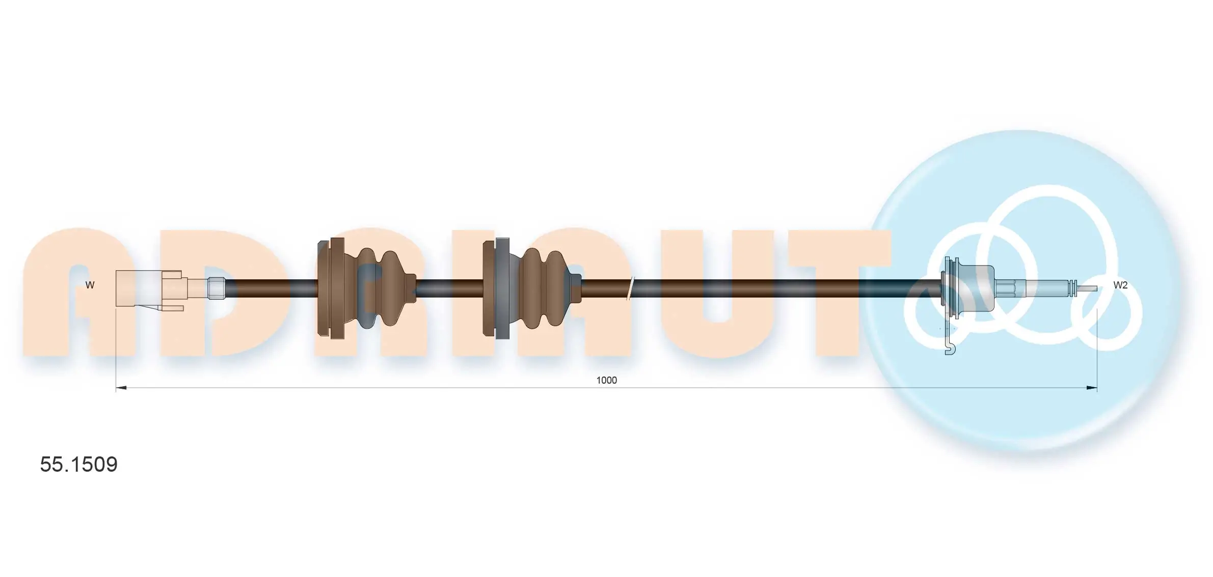 Linka prędkościomierza Volkswagen Golf 3 1E7