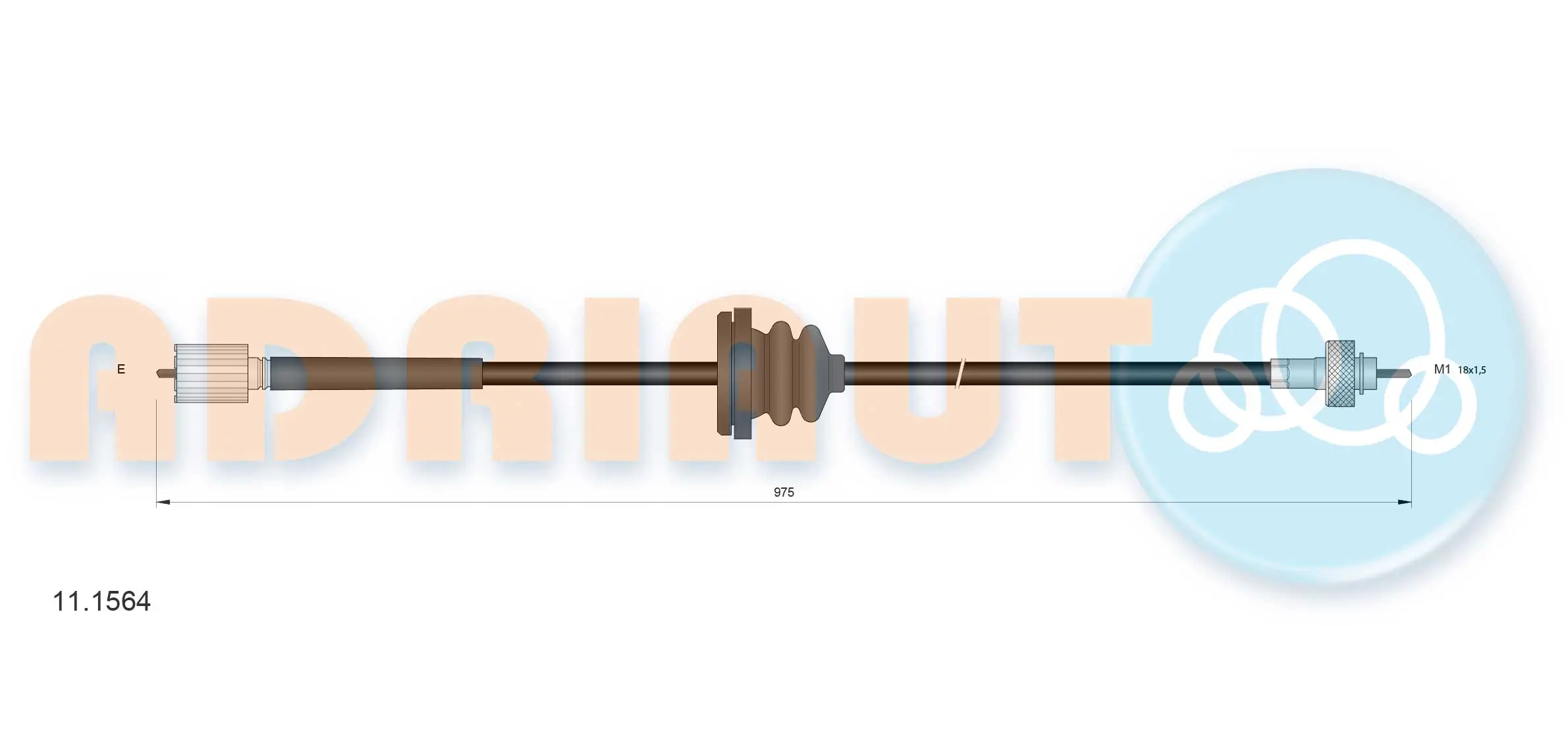 Linka prędkościomierza Fiat Tempra 159