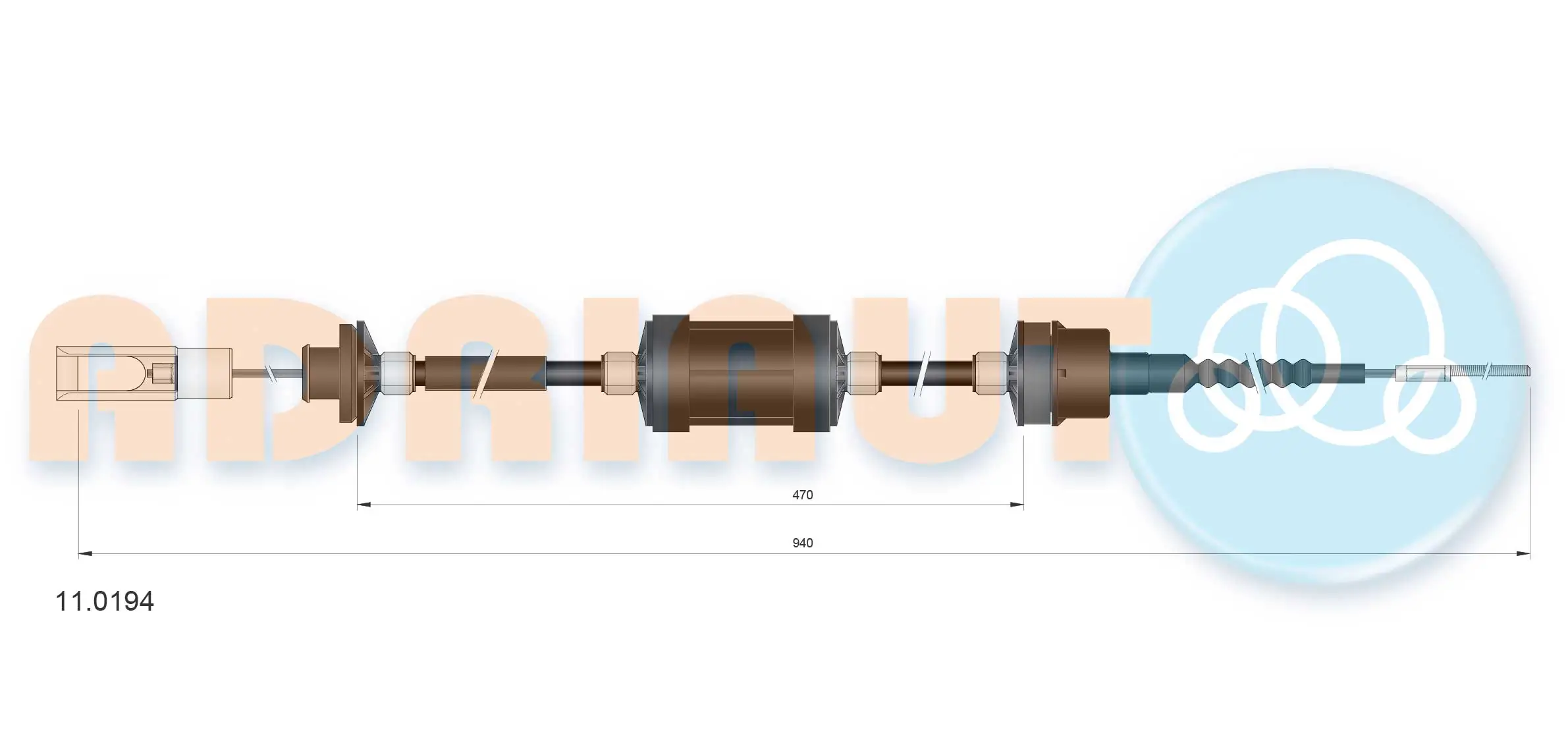 46453539 Fiat/Alfa/Lancia Linka sprzęgła