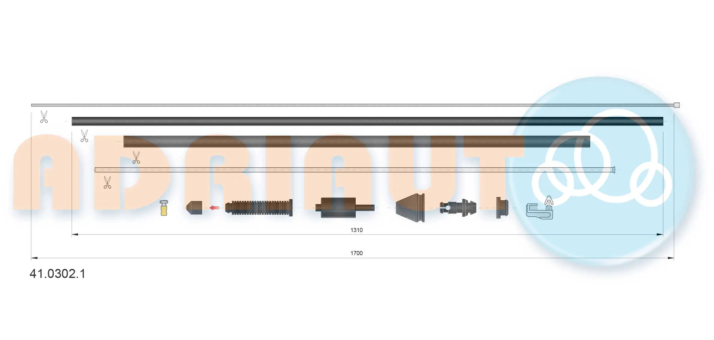Linka gazu Renault (RVI) 7700844461 cena, od 4,95 USD
