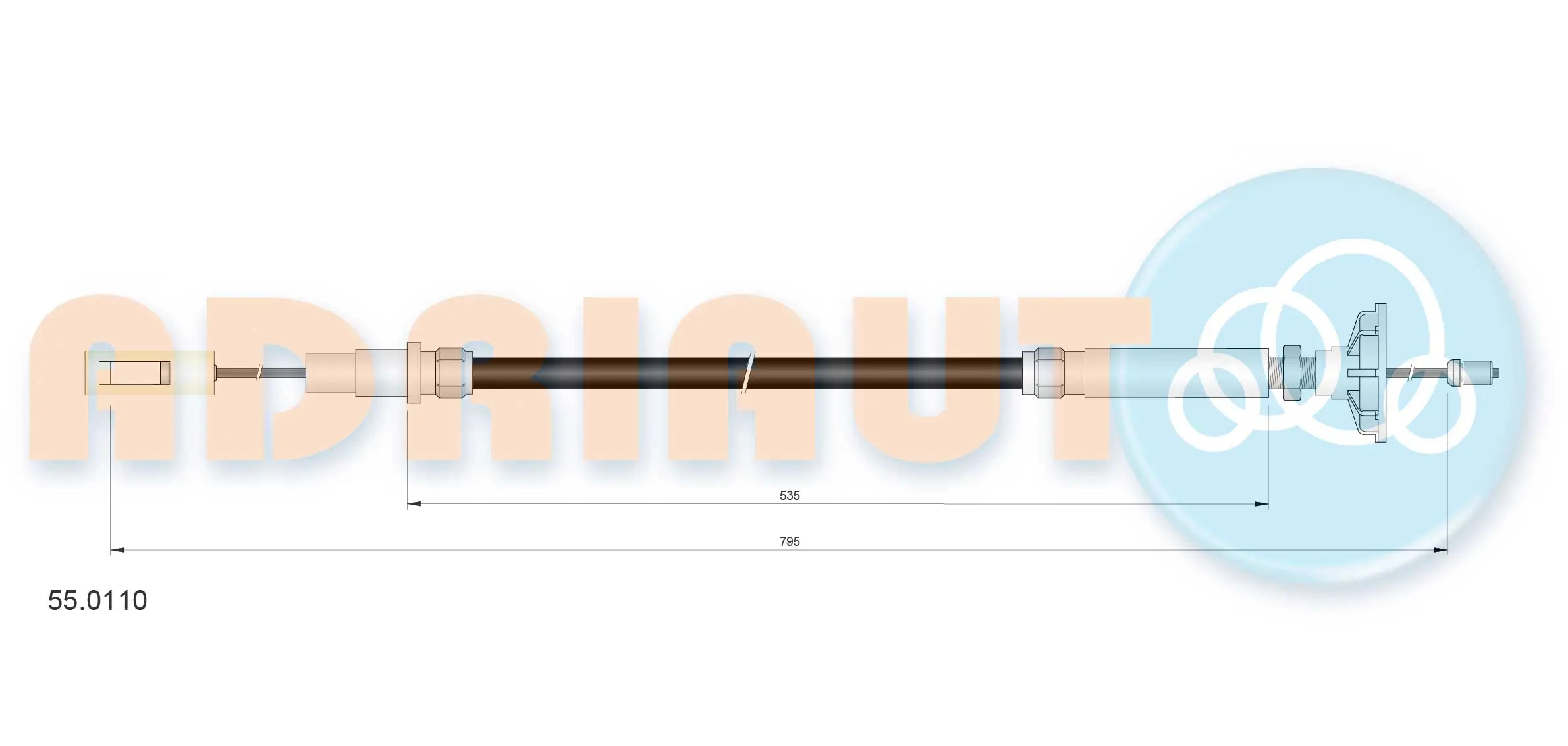 Linka sprzęgła do Volkswagen Golf I 17