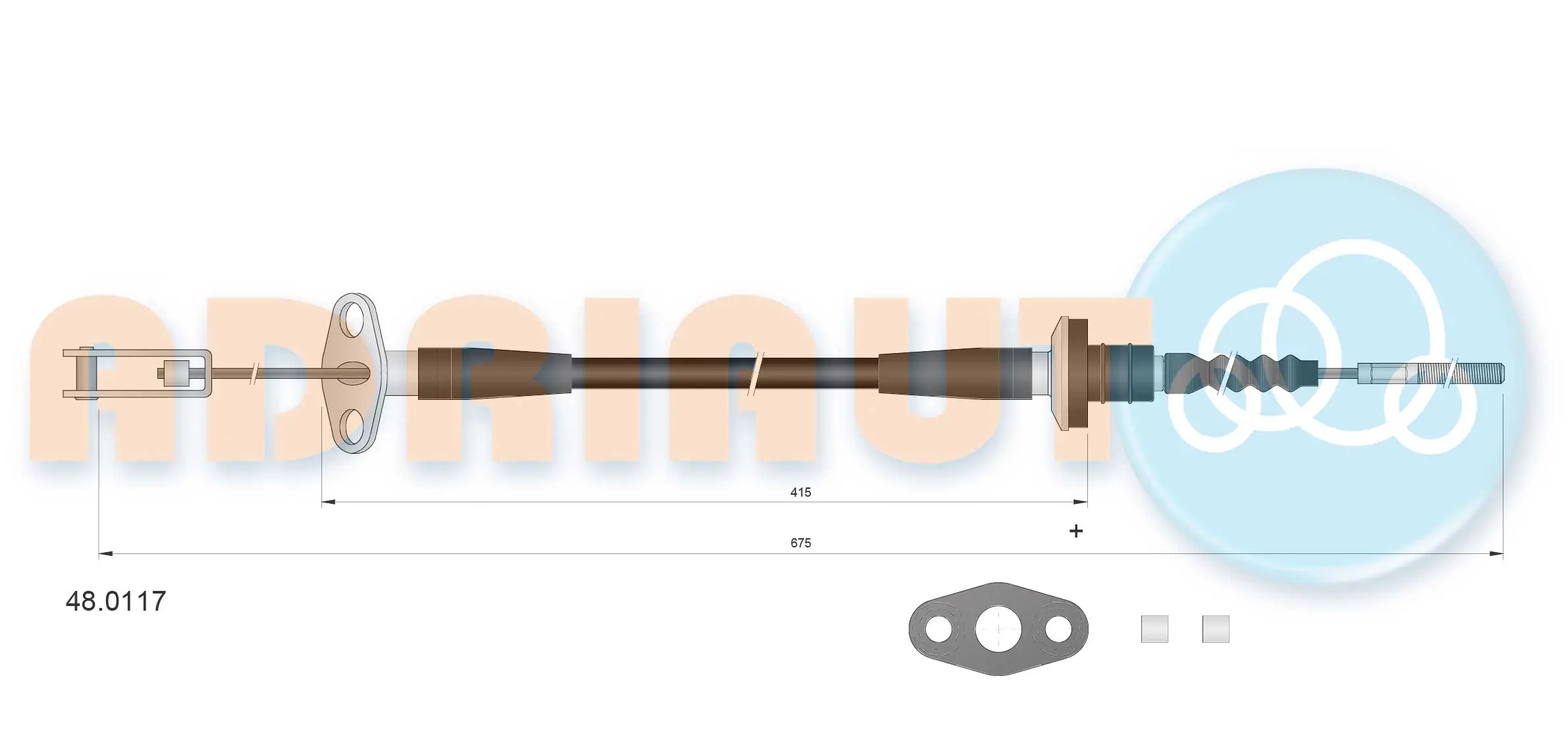 Linka sprzęgła Opel Agila H00