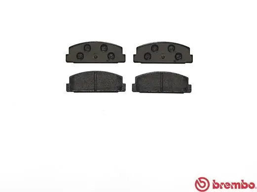 P49036 Brembo Okładziny (klocki) do hamulców tarczowych tylne