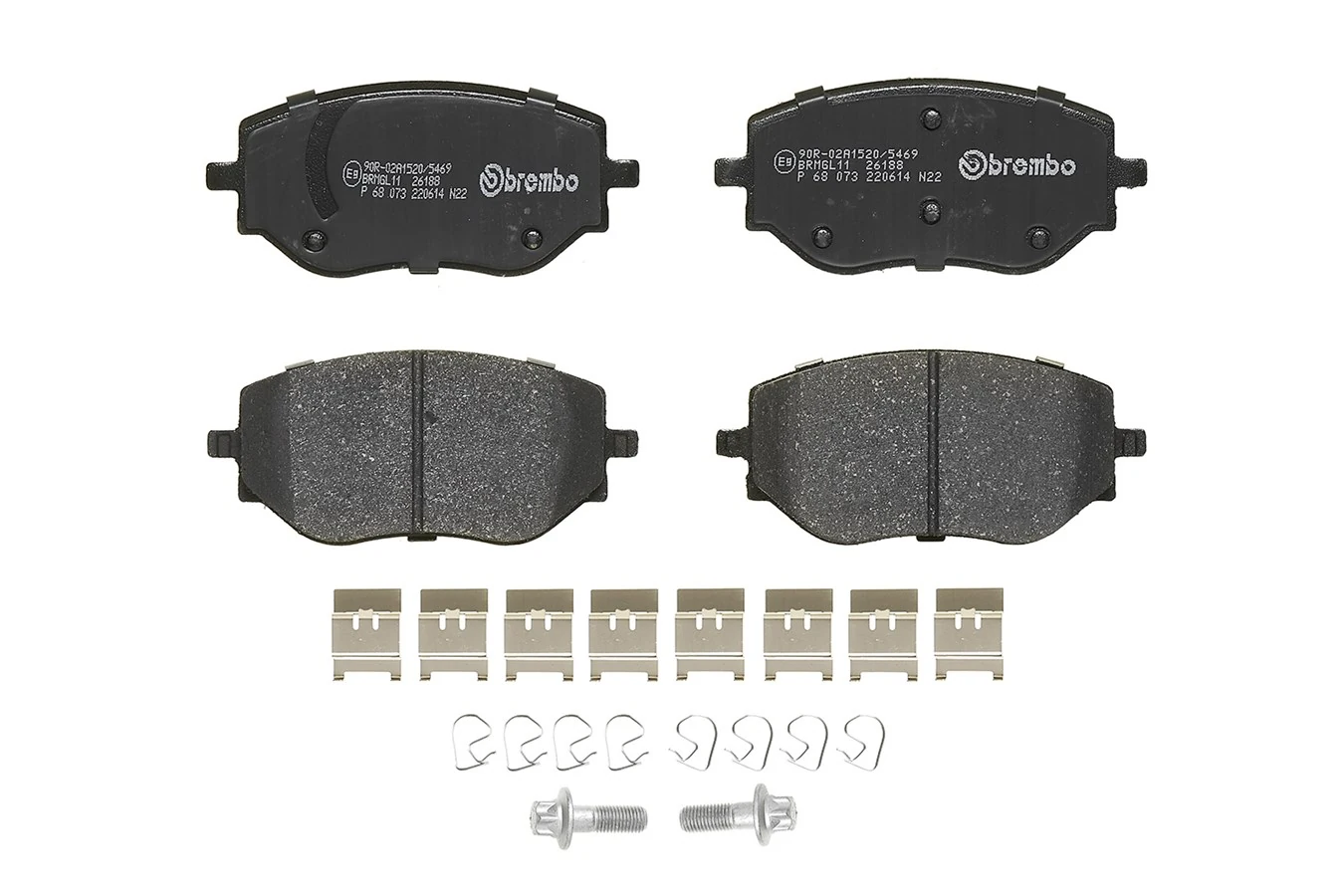 P68073 Brembo Klocki hamulcowe przednie tarczowe