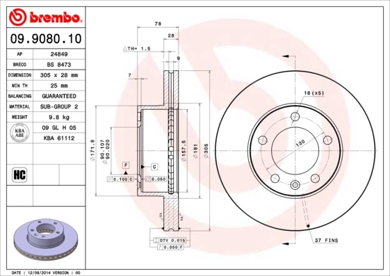 09908010 Brembo