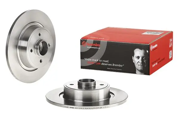 08B65017 Brembo Tarcza hamulcowa tylna