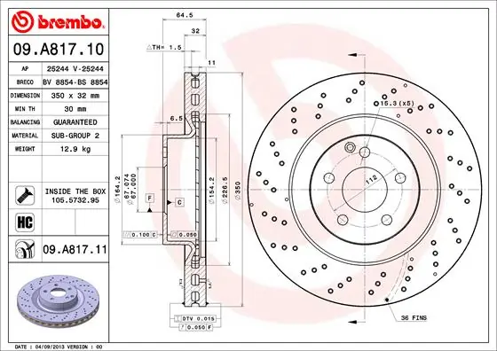 09A81711 Brembo