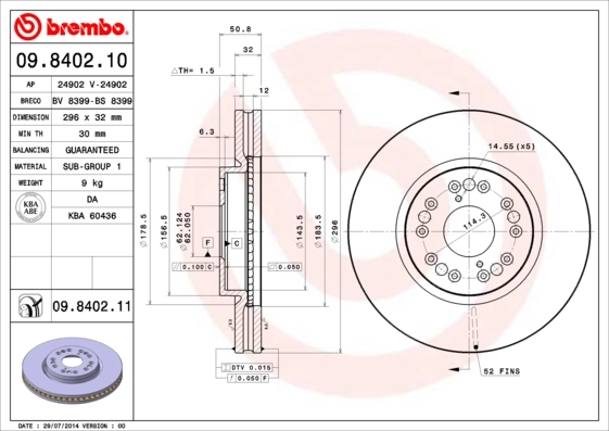 09840211 Brembo
