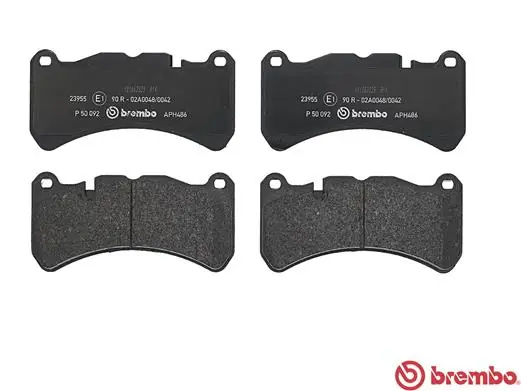 P50092 Brembo Klocki hamulcowe przednie tarczowe