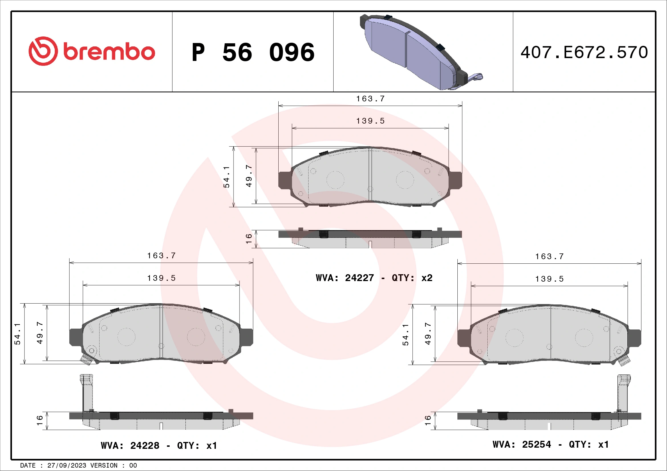 P56096 Brembo
