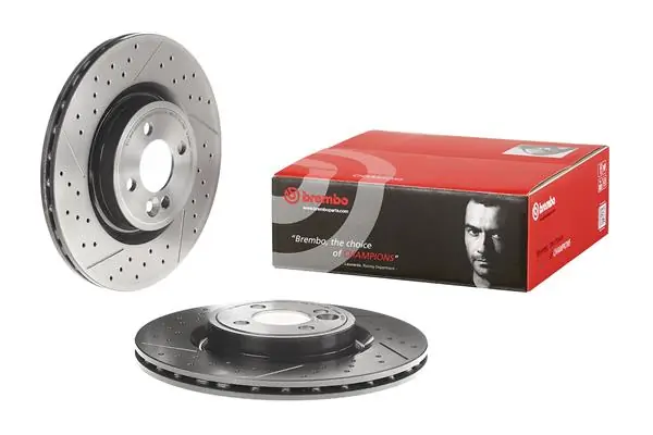 09B75421 Brembo Tarcza hamulcowa przednia