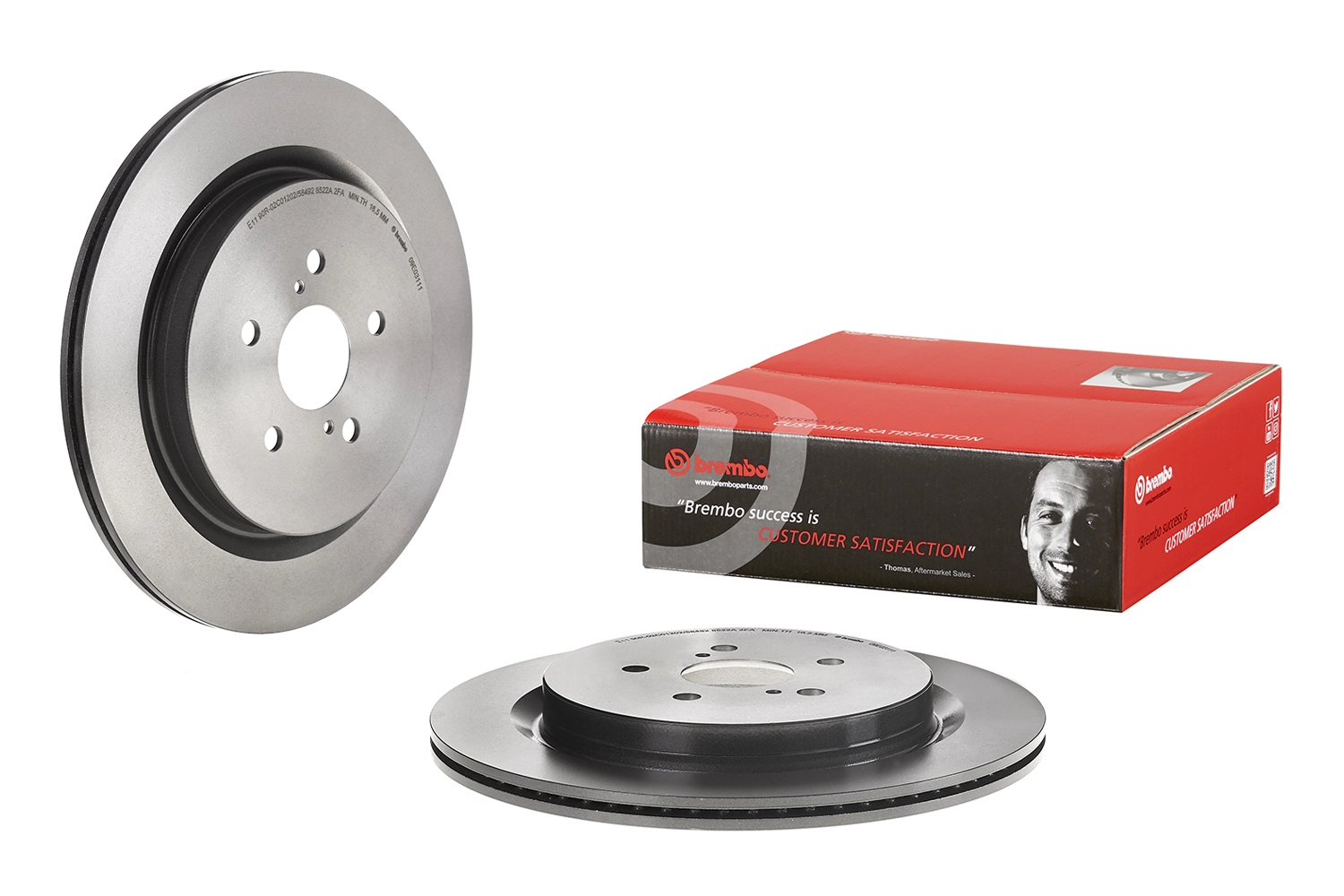 09E03111 Brembo Tarcza hamulcowa tylna