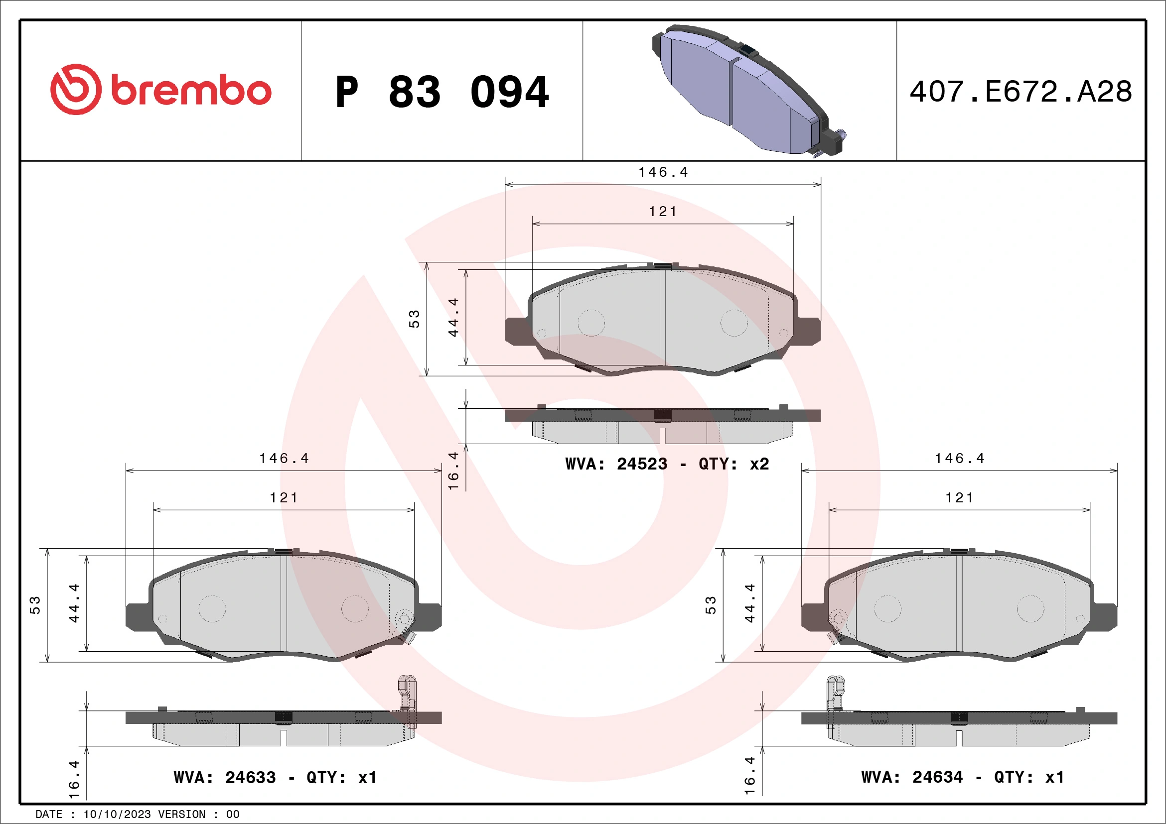 P83094 Brembo