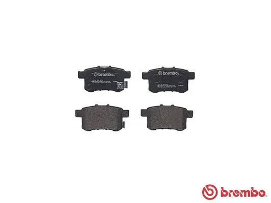 P28072 Brembo Okładziny (klocki) do hamulców tarczowych tylne