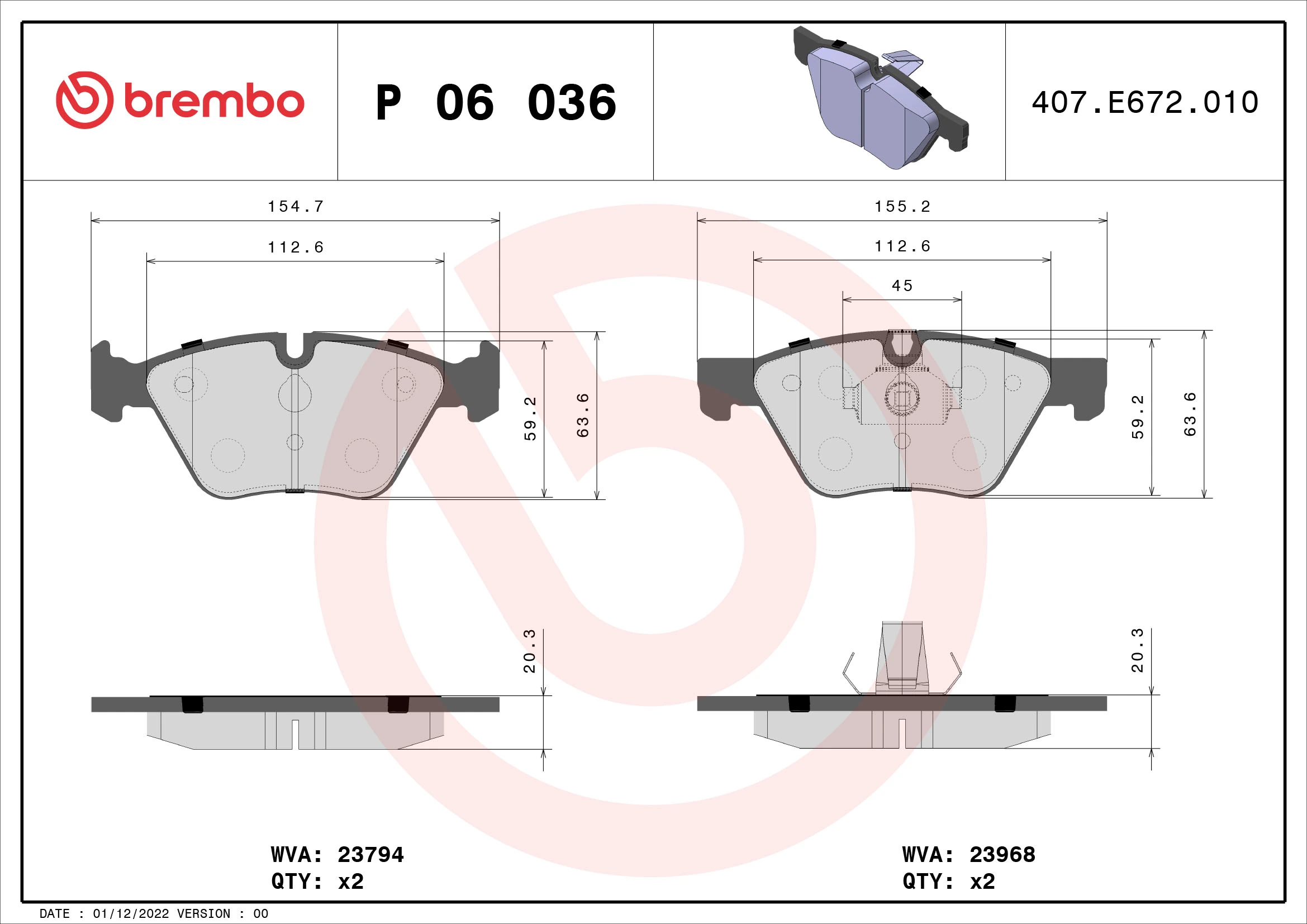 P06036 Brembo