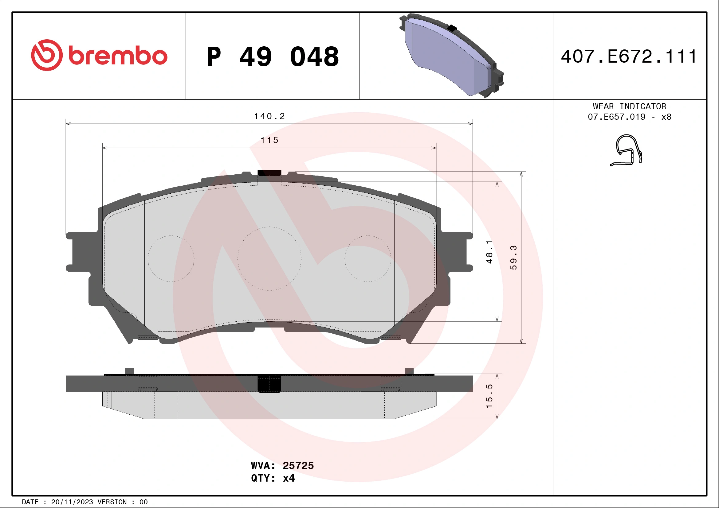 P49048 Brembo