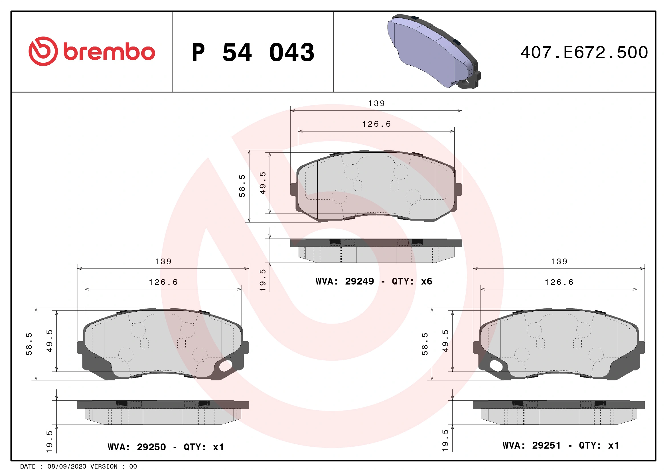 P54043 Brembo