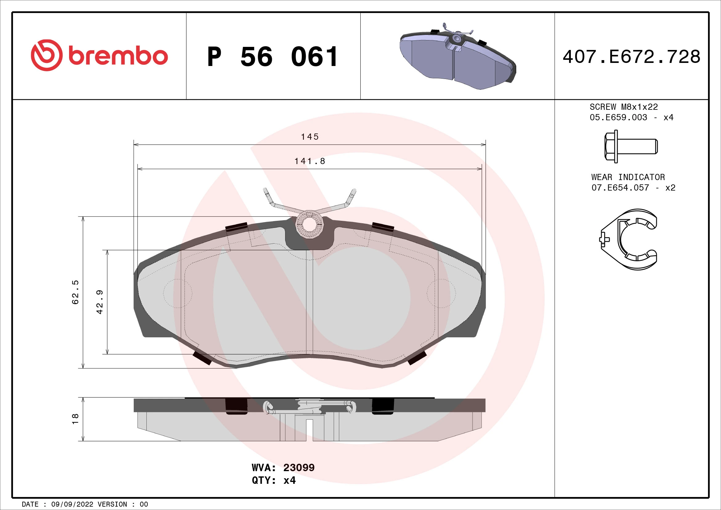P56061 Brembo