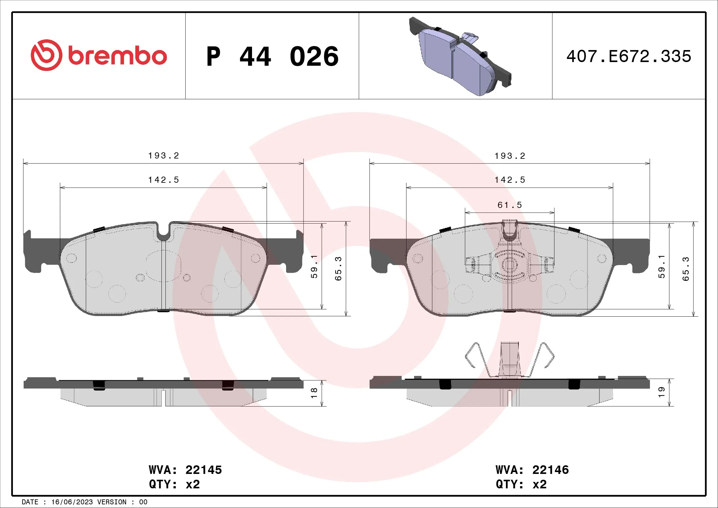 P44026 Brembo
