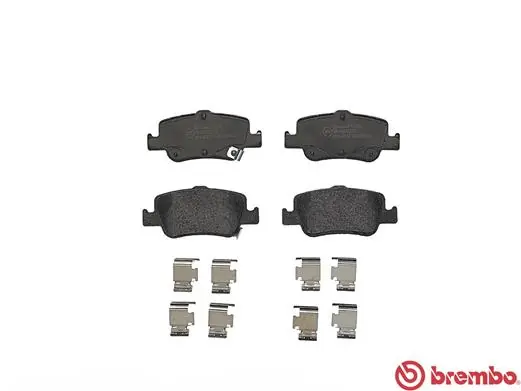P83080 Brembo Okładziny (klocki) do hamulców tarczowych tylne