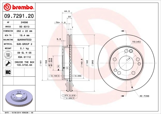 09729120 Brembo