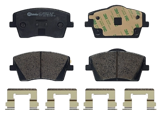 P86031 Brembo Klocki hamulcowe przednie tarczowe
